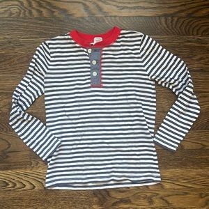 Crewcuts . J Crew . Striped Henley  size 6/7